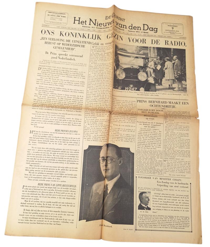 a Dutch ww2 newspaper the 