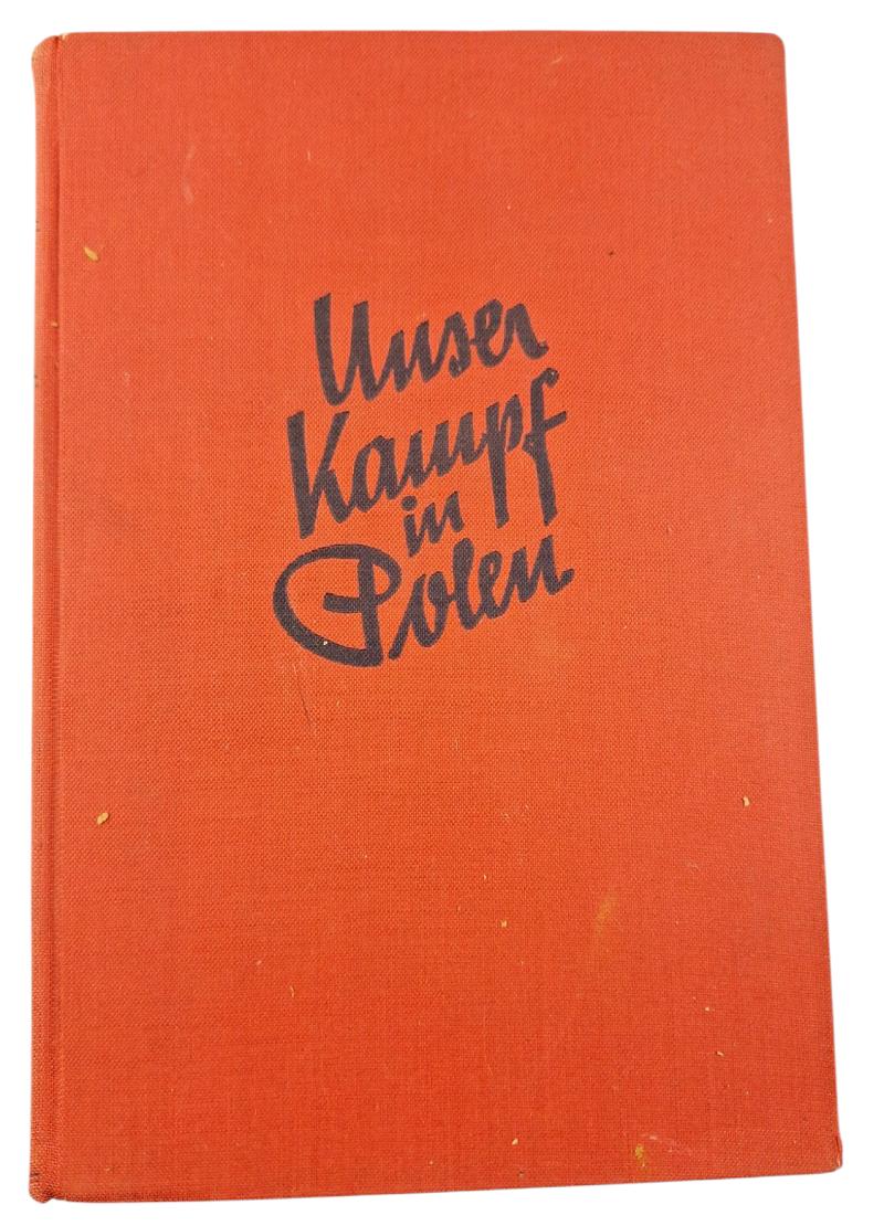 a german ww2  Unser Kampf in Polen  book