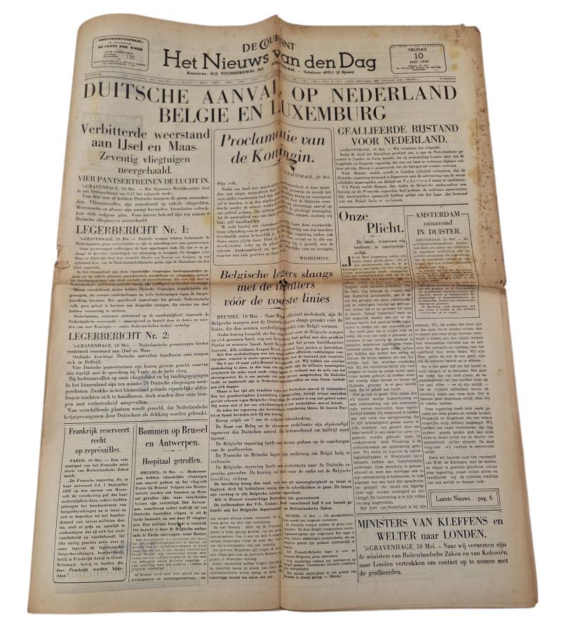 a Dutch ww2 newspaper the 