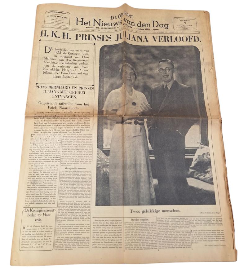 a Dutch ww2 newspaper the 