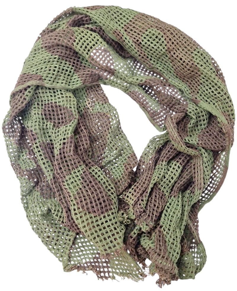 a british ww2 camo net scarf