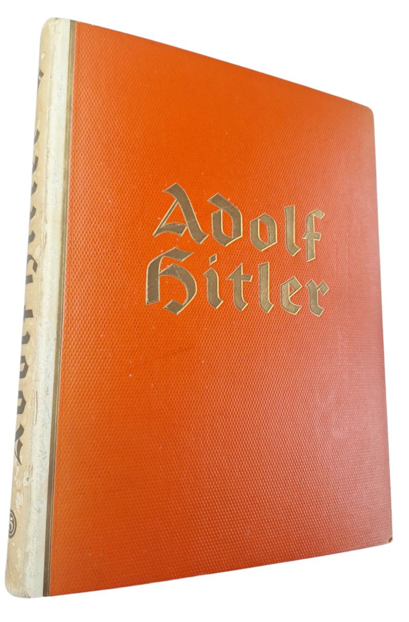 a german ww2 sticker book from the life of Adolf Hitler
