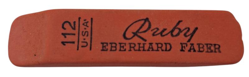 a US WW2 Pencil Eraser marked with Eberhard faber