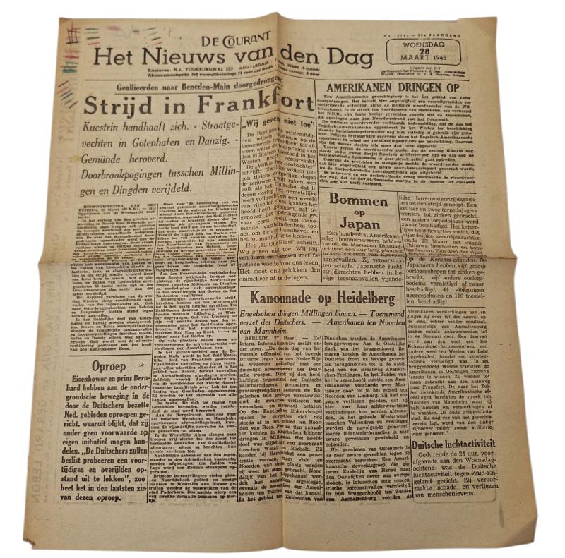 a Dutch ww2 newspaper the 