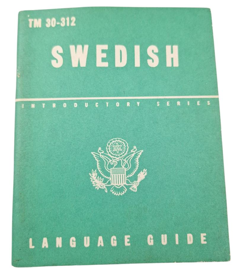 a us 1943 a pocket  language guide to swedish