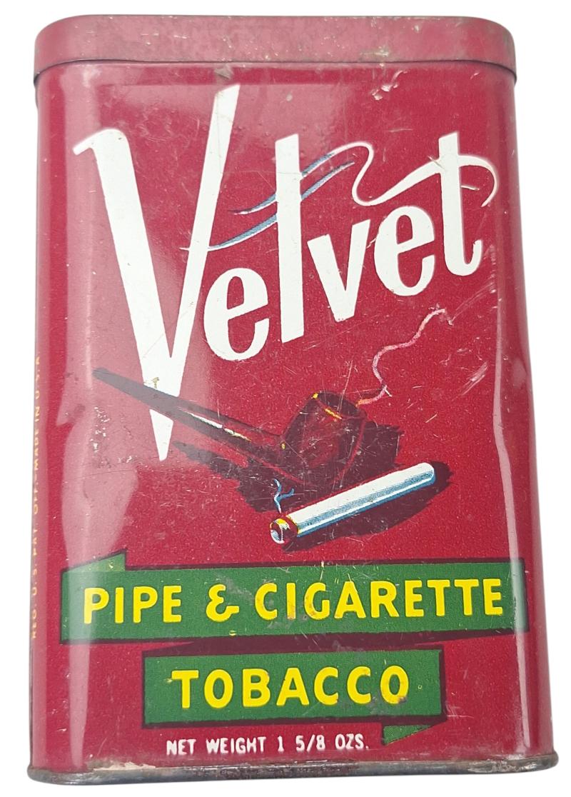 a us ww2  velvet empty metal box