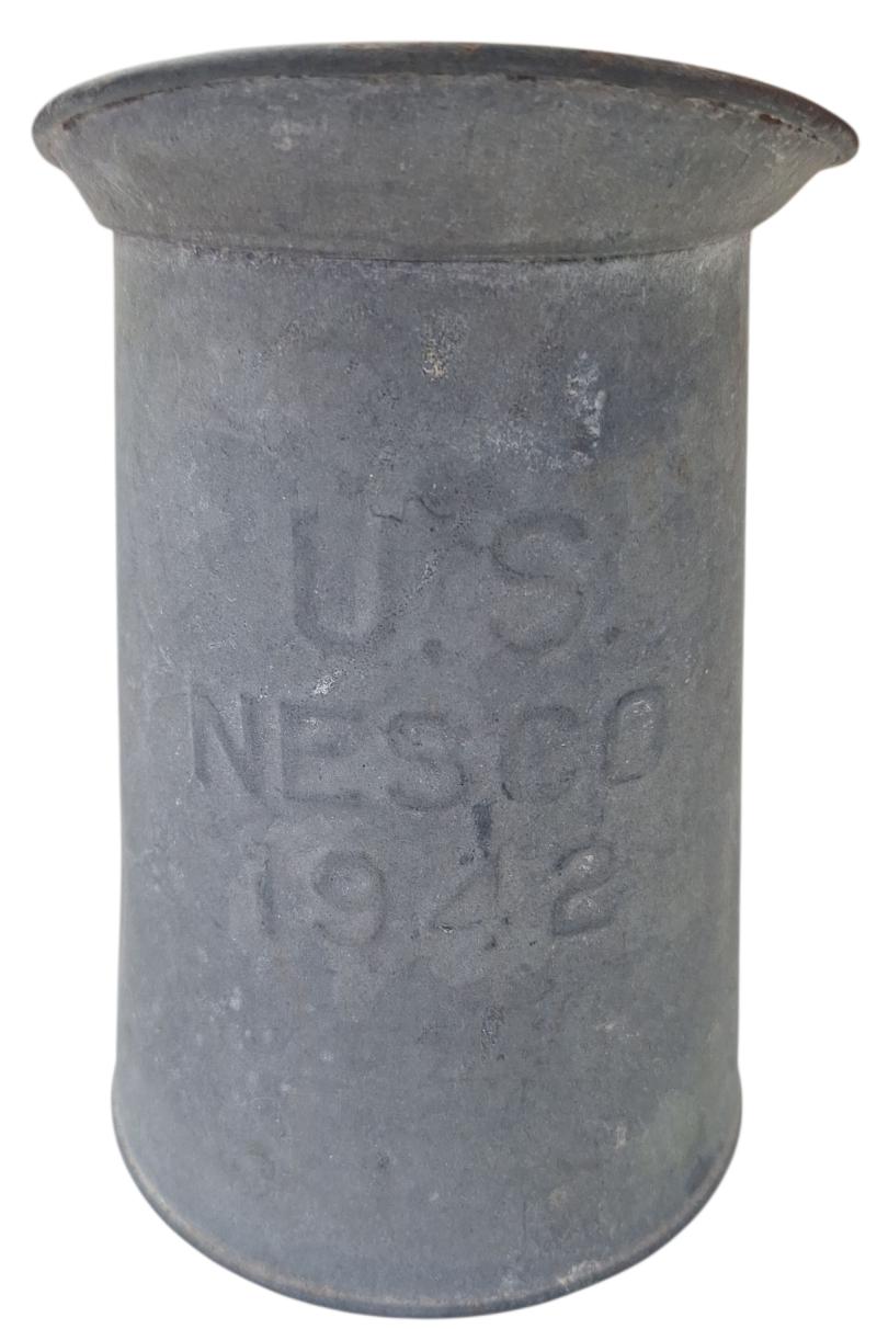 u us nesco   ww2 milk can