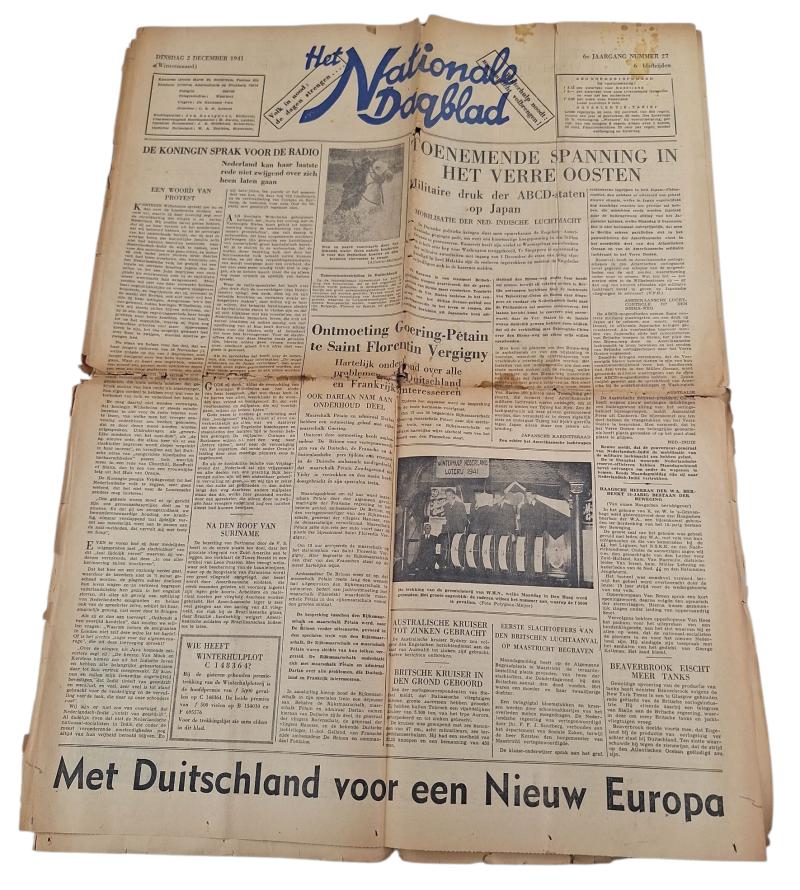 a Dutch ww2 newspaper 