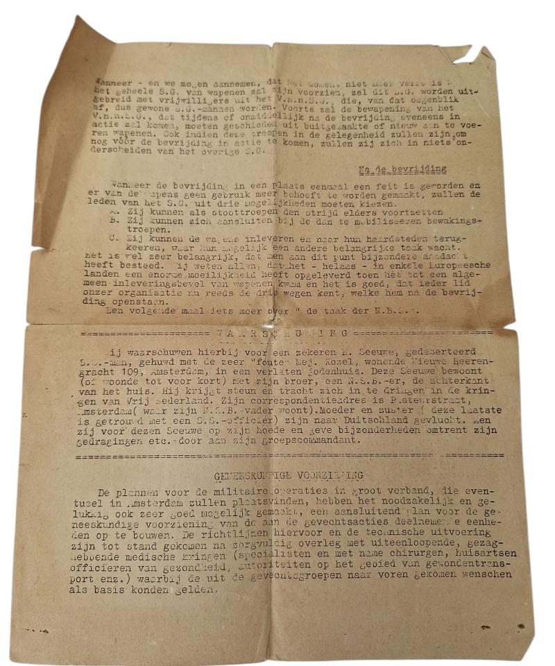 a Dutch resistance newspaper 