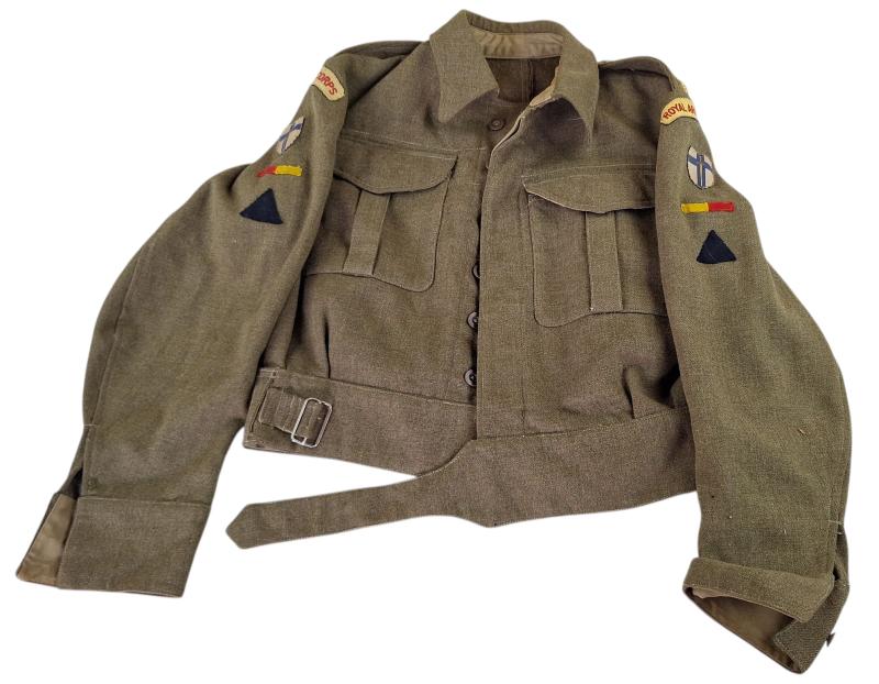 a New Zealand/British WWII royal armoured corps  uniform jacket