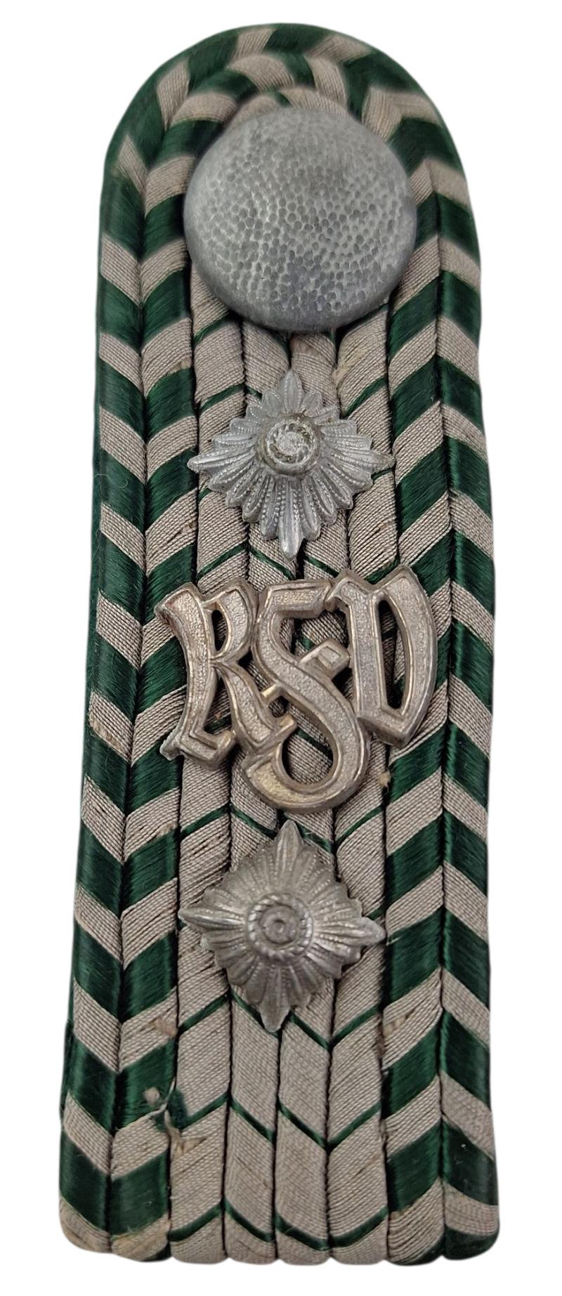 a zoll ww2 Shoulder board with overlay