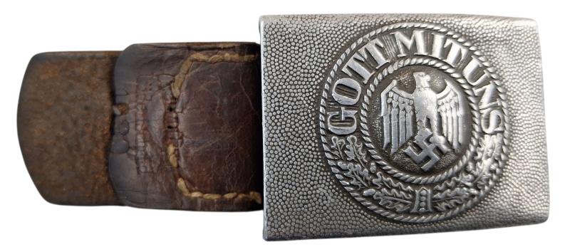 a  Wehrmacht belt buckle with tab