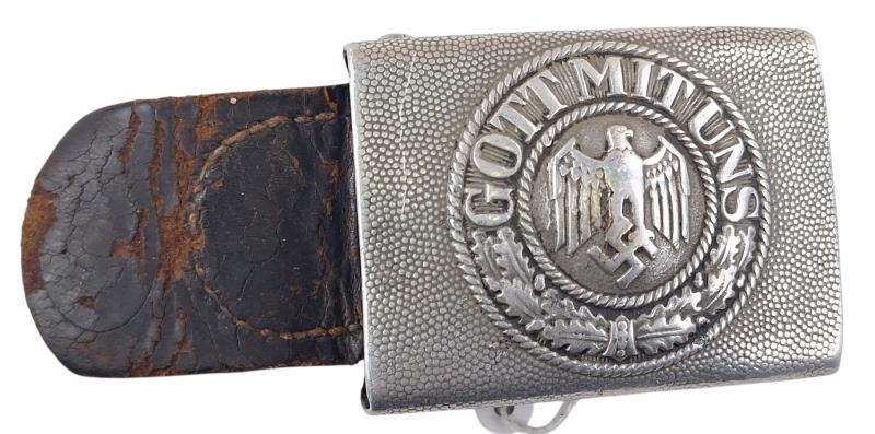 a  rare Wehrmacht belt buckle with tab