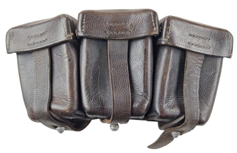 A brown luftwaffe k98 ammo pouch