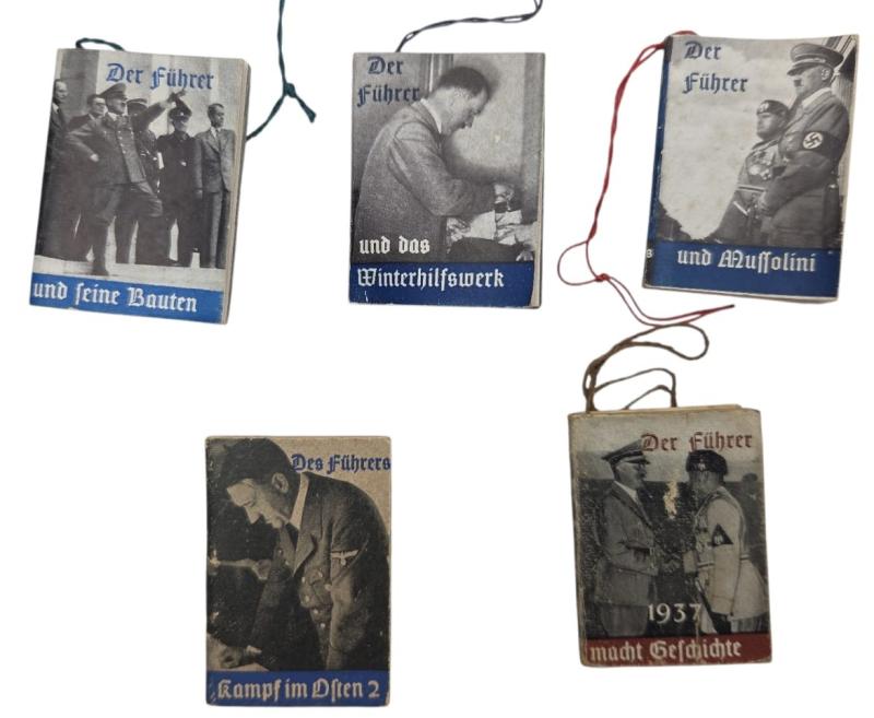 a set off 5 der fuhrer mini books