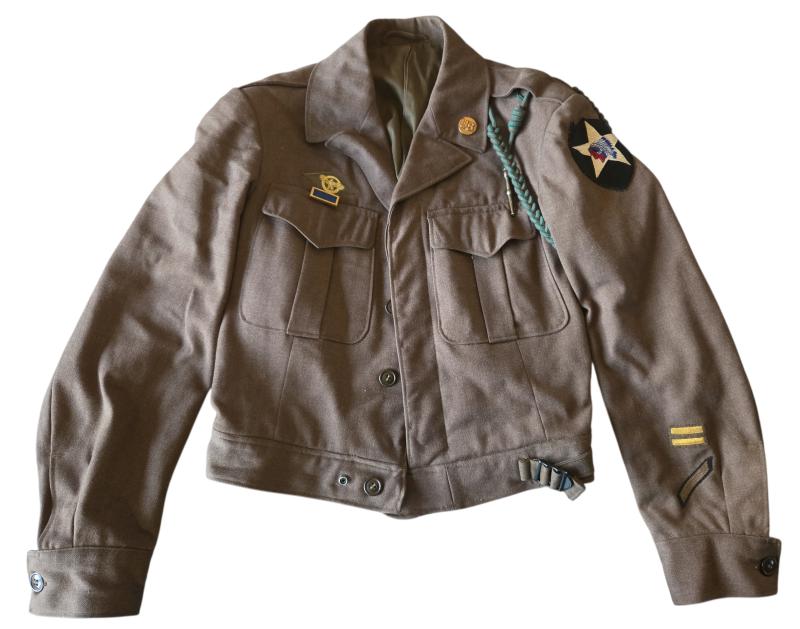 a us ww2 2nd infantry division ike jacket