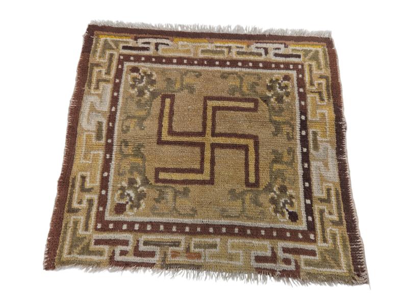German WWII swastika rug