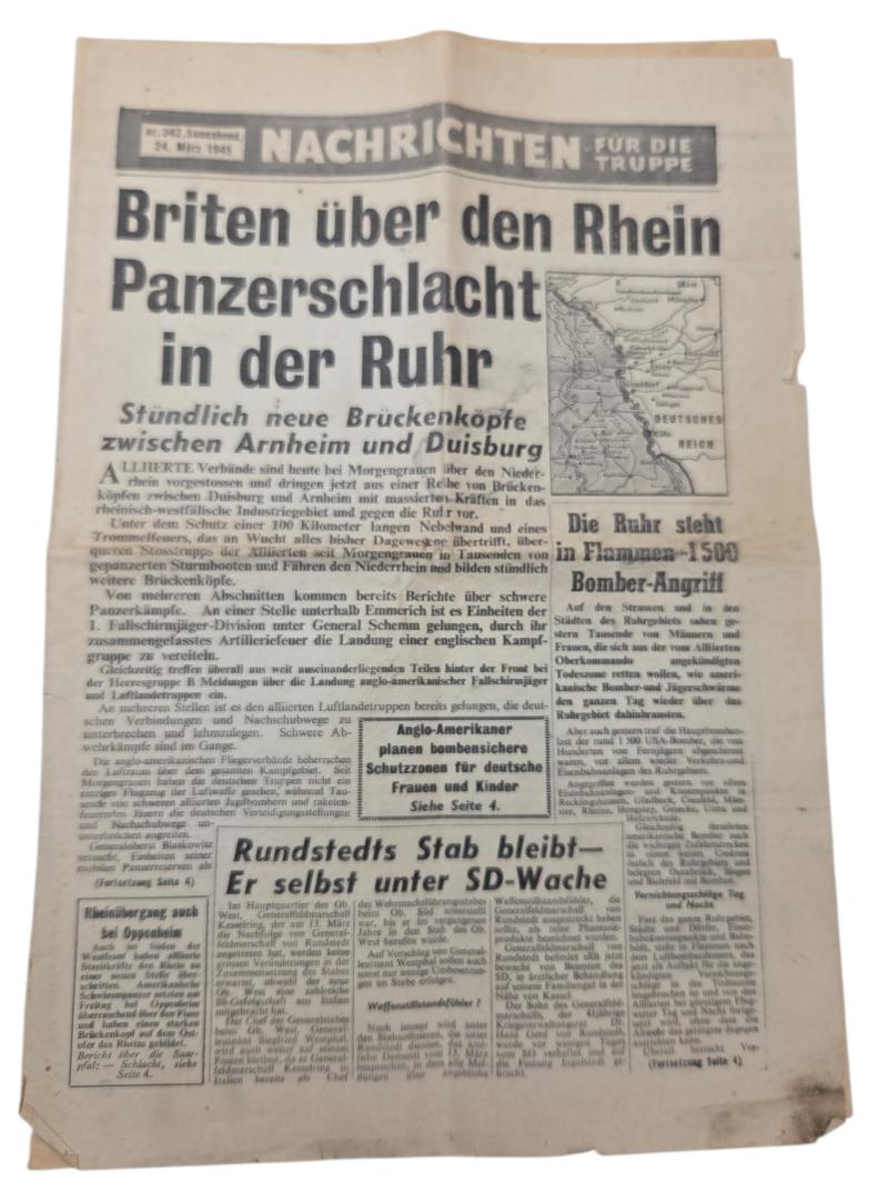 newspaper made for the German army