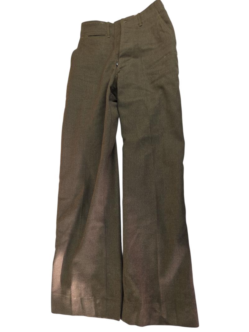 American late war  WWII field trousers in wool