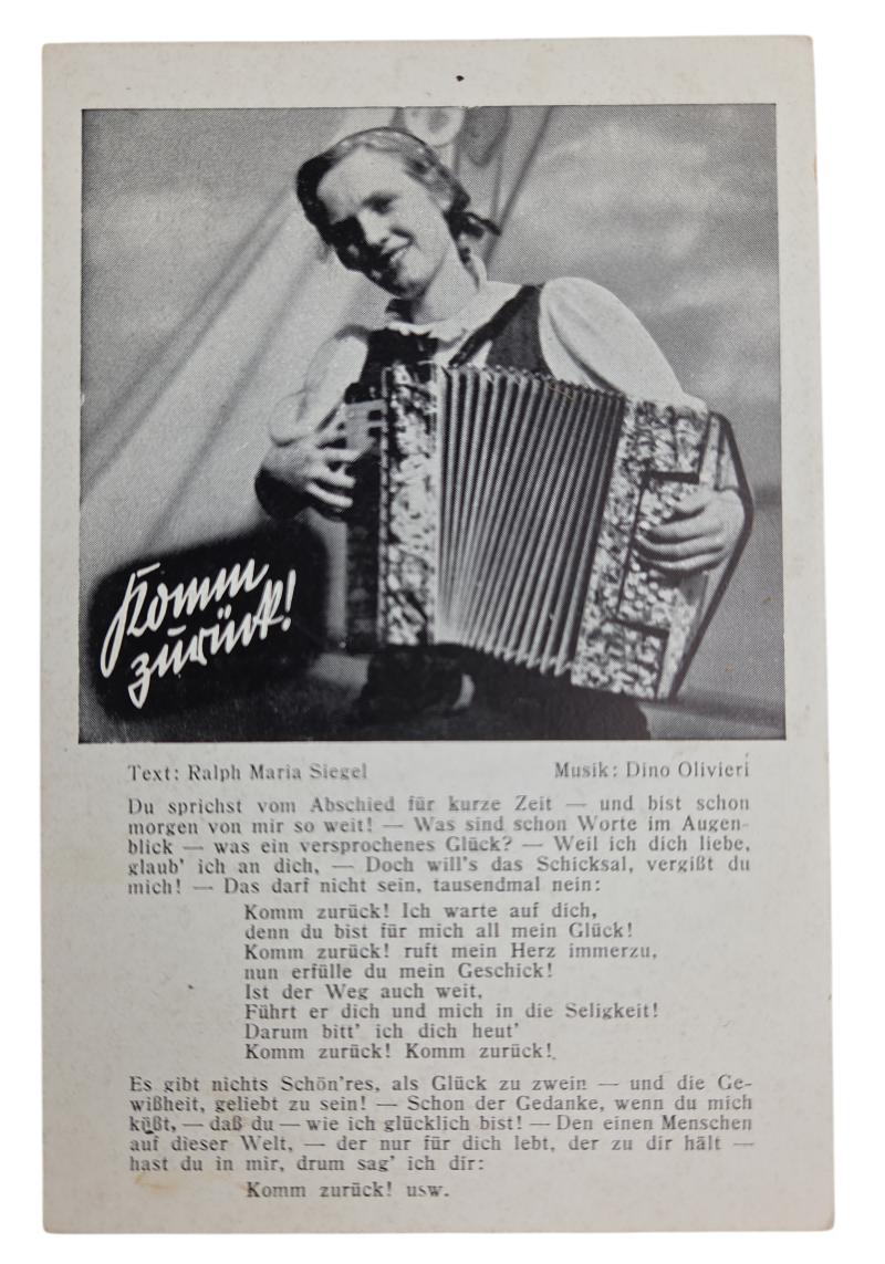 a german ww2 postcard