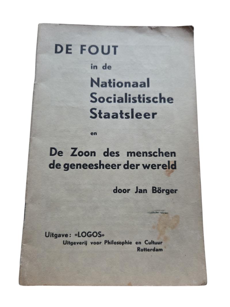 a Dutch WW2 National Socialist Movement