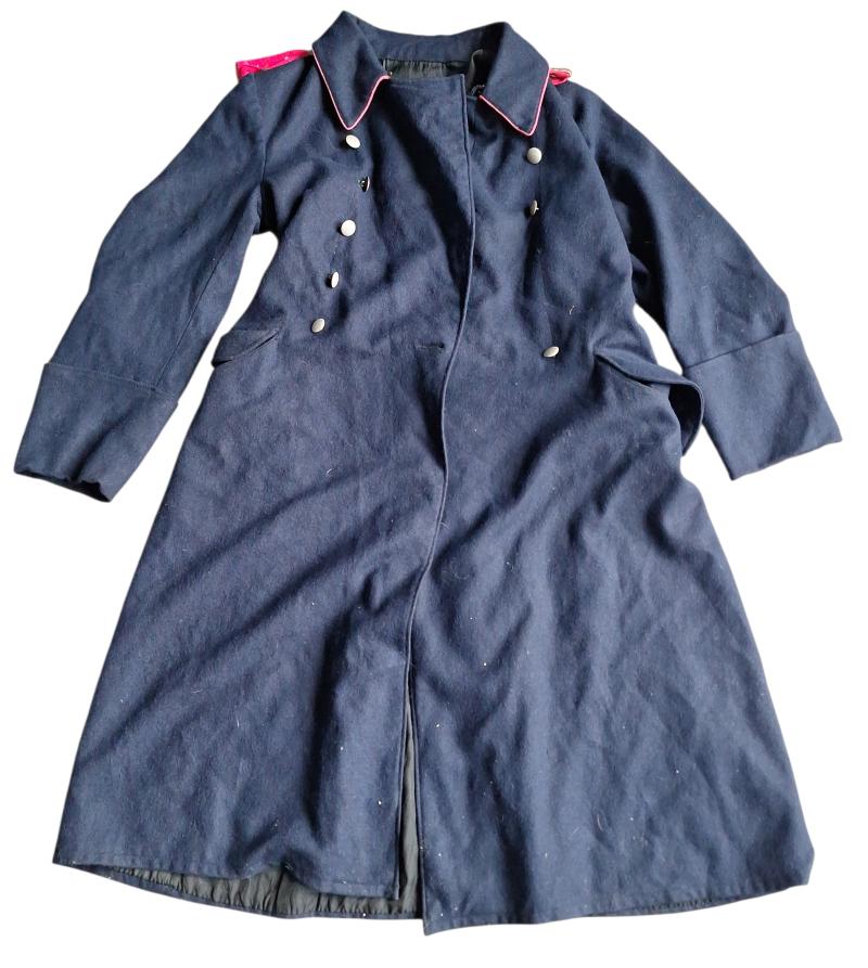 Original German fire brigade police coat from the Second World War.