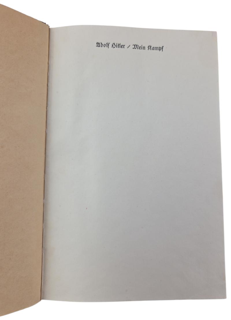 German WWII-era wedding edition, 1935, Mein Kampf.