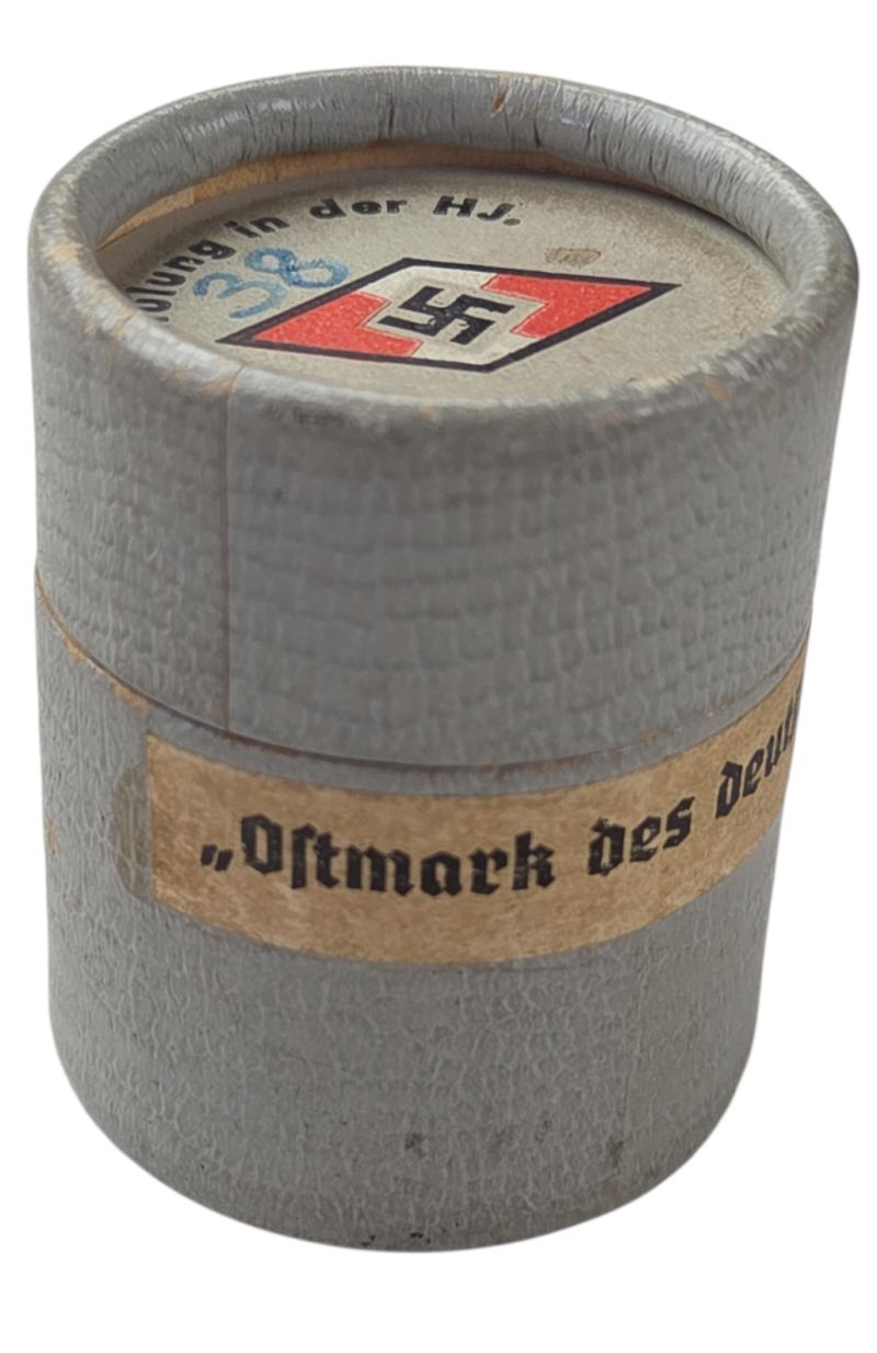 German WWII-era Hitler Youth film canister.
