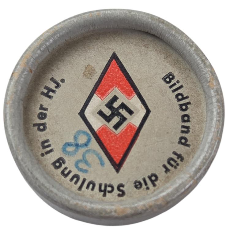 German WWII-era Hitler Youth film canister.