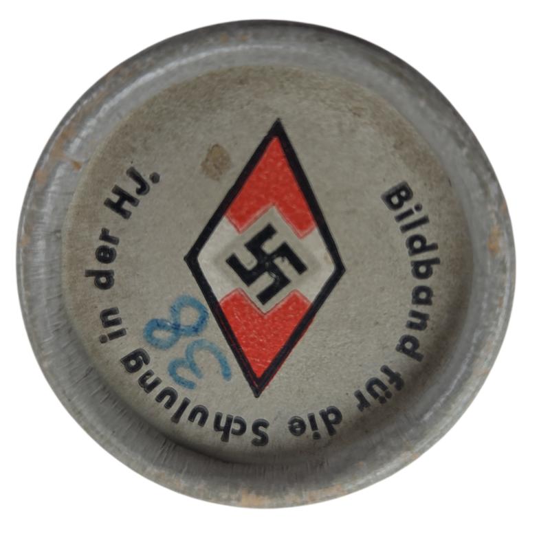 German WWII-era Hitler Youth film canister.
