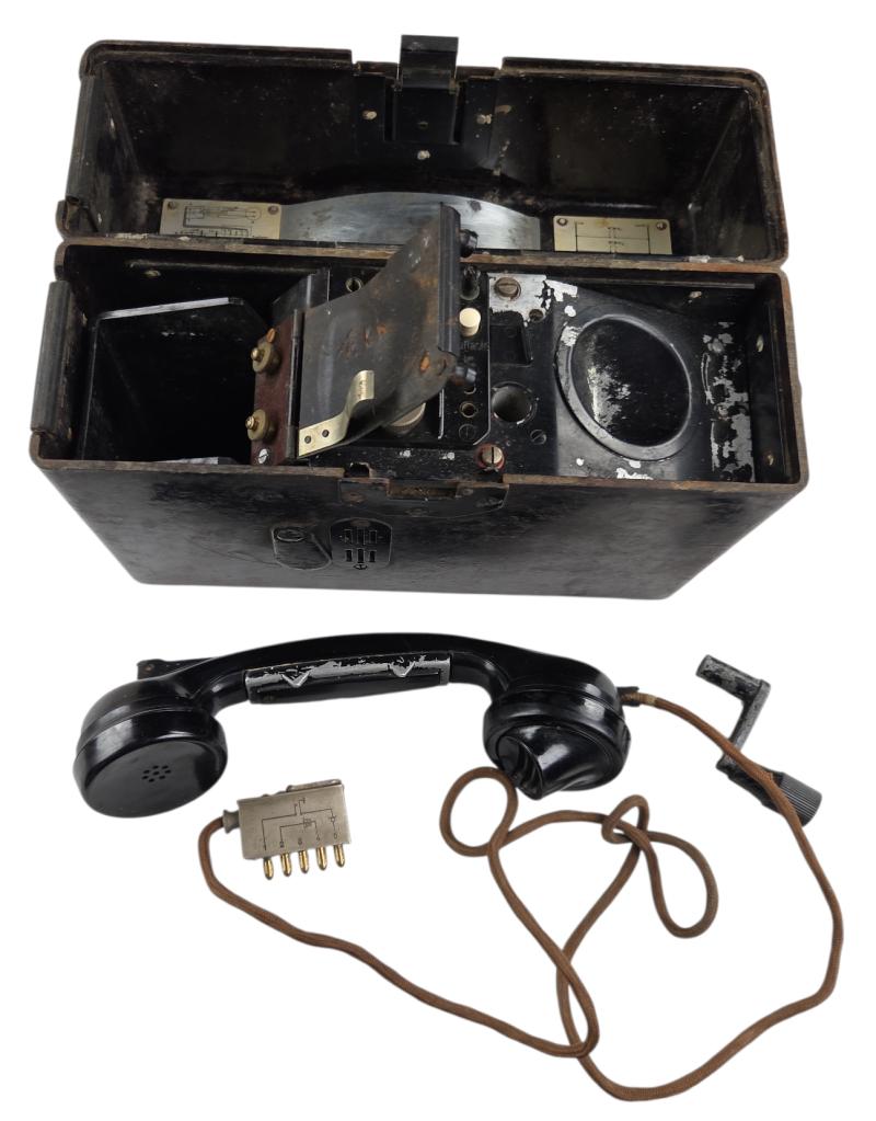 a German WWII Field Telephone FF33