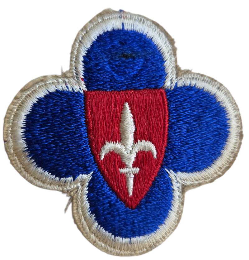 a ww2  us forces in triest embroidered cut edge patch