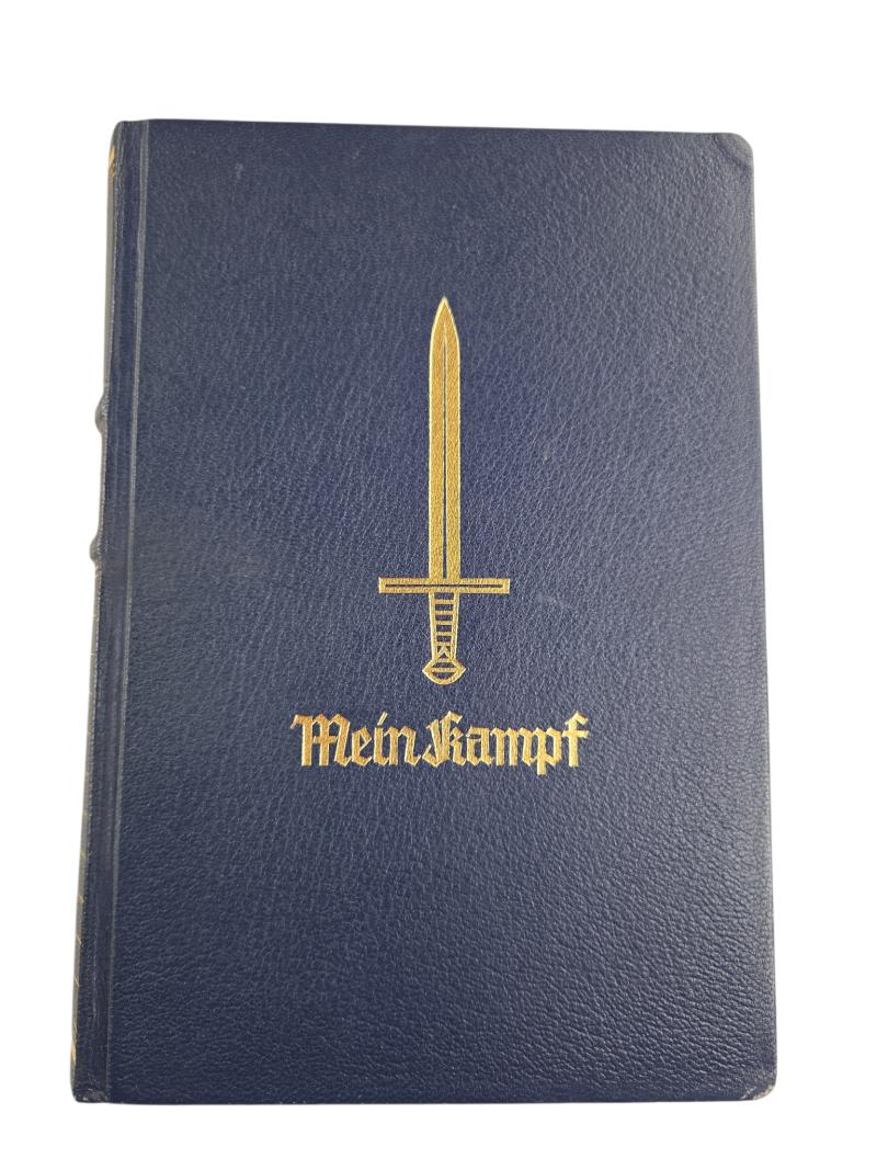 a rare German edition of Mein Kampf from 1939, published for the 50th birthday of Adolf Hitler.