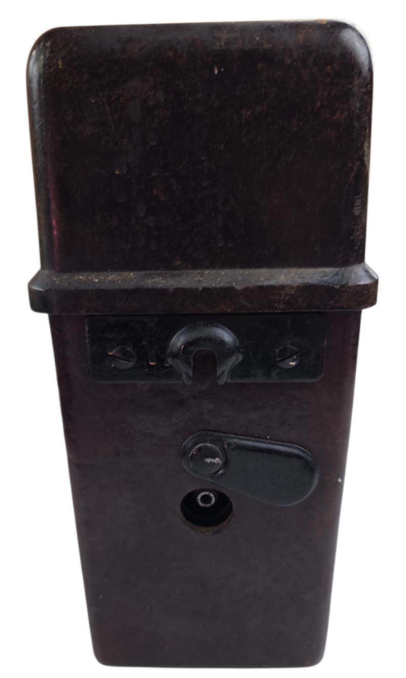 a Original German World War II field telephone FF33, dated i think 1943.