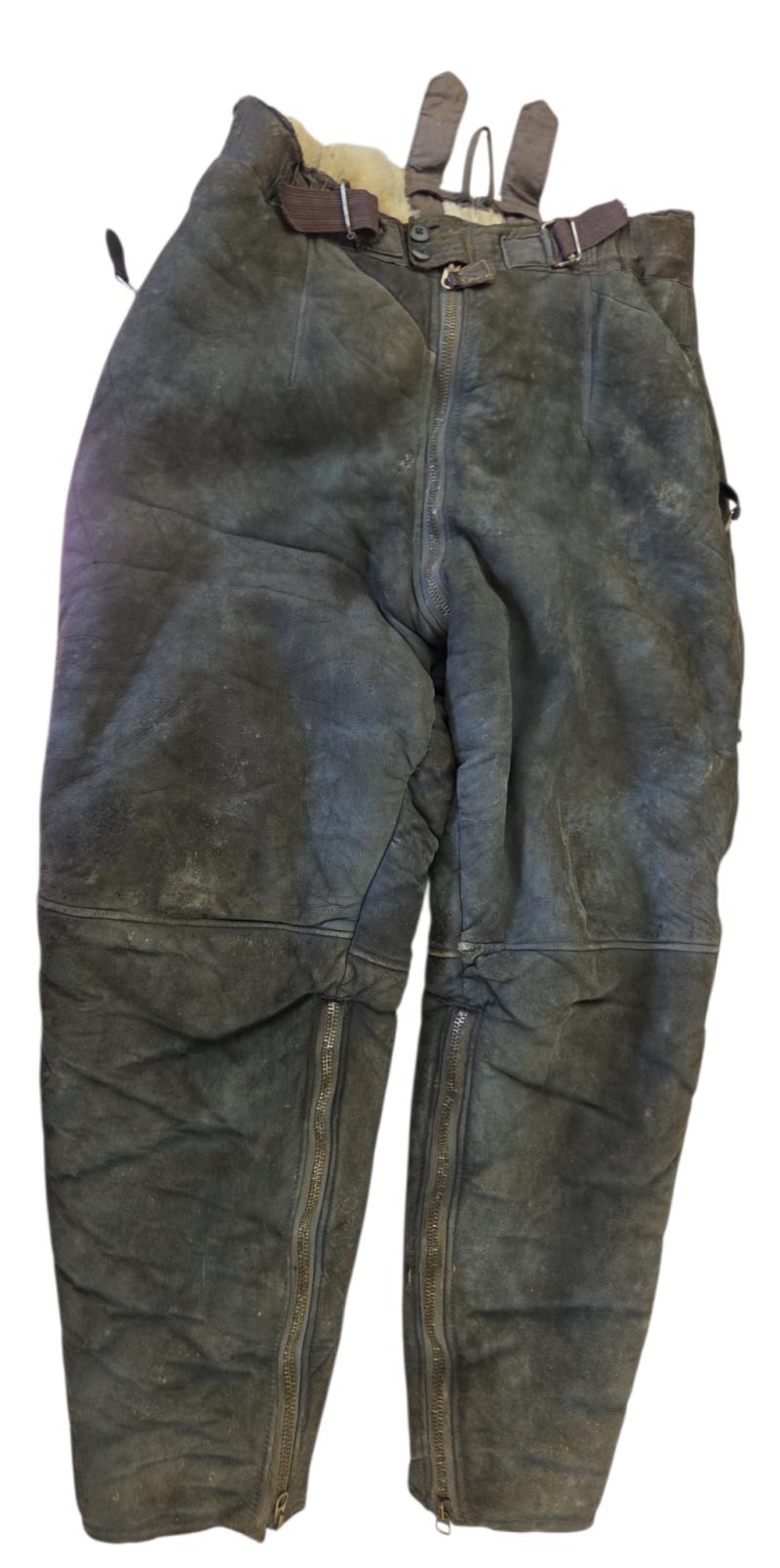 German WWII Luftwaffe thermal trousers for pilots and crew