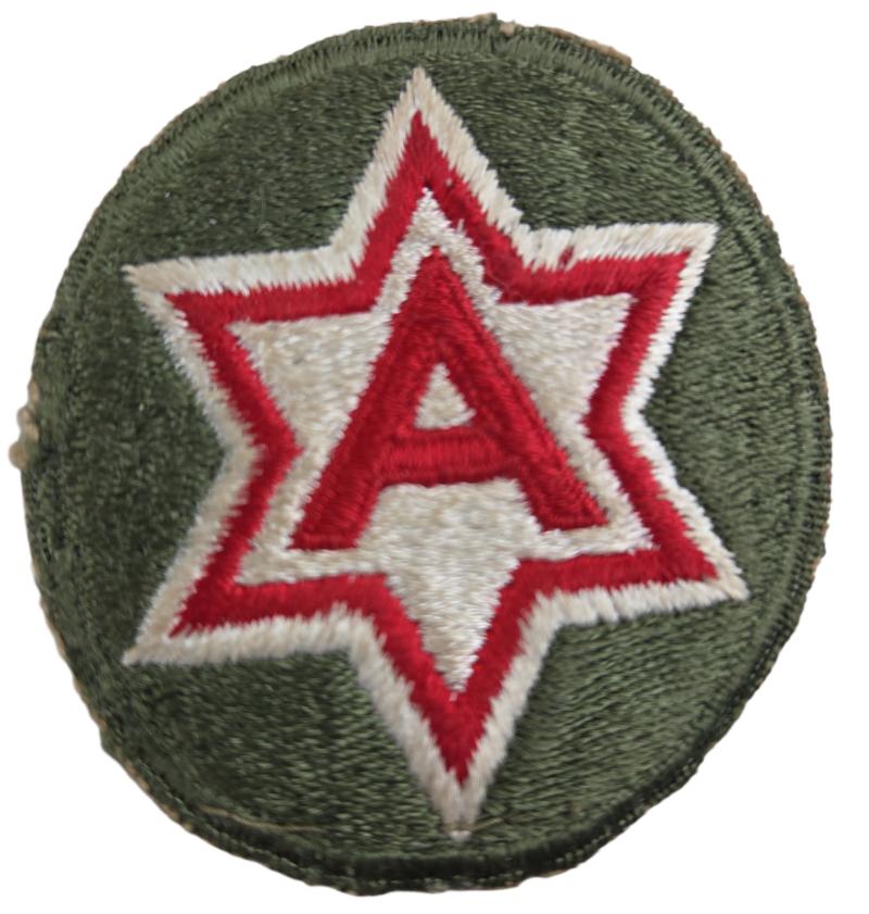 an us ww2 6th army  patch h