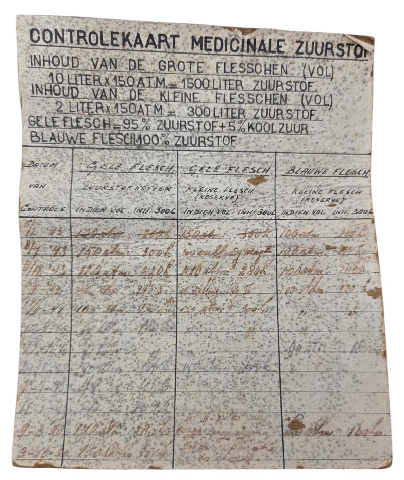 rare dutch ww2 period air protection respiratory oxygen device