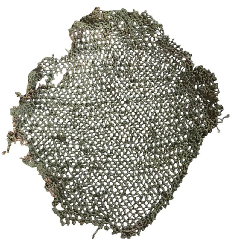 a British WW2 helmet net