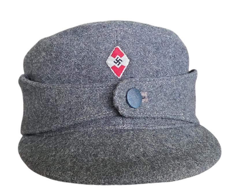 a german m43 hitler jugend flakhelfer field cap