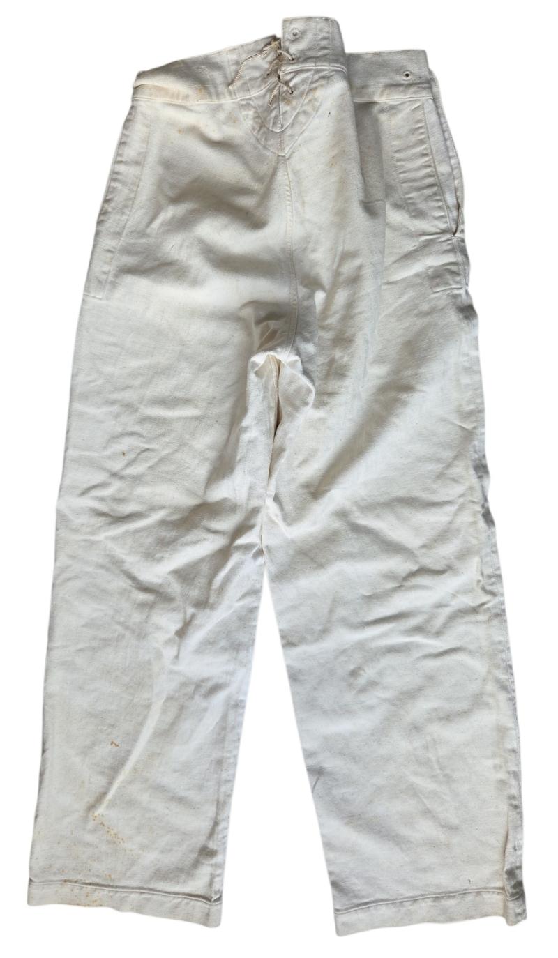 german ww2 Hitler Jugend white Adolf Hitler Schule trousers