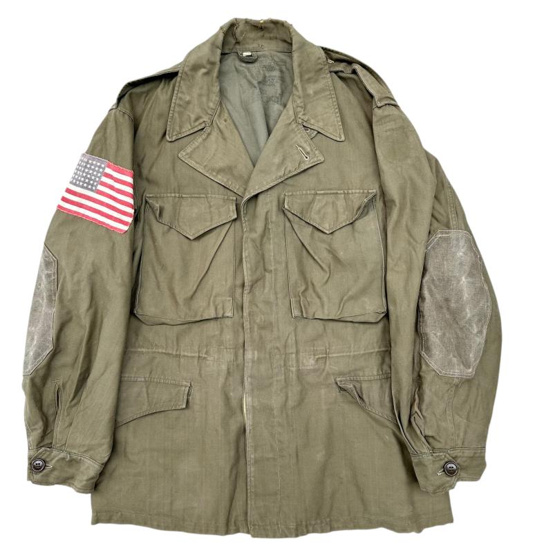us airborne ww2/postwar m1943 reinforced jump jacket