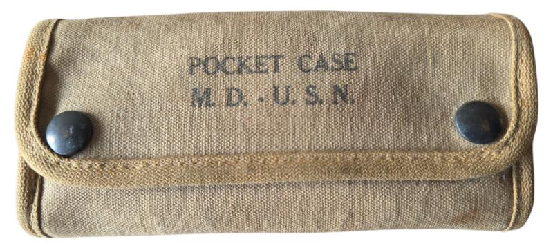 a ww2 us navy medical pocket pouch