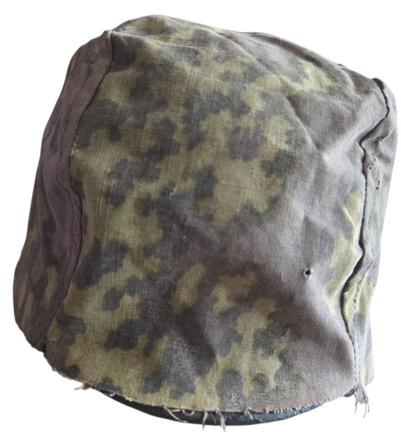 a private / post-war Waffen SS helmet cover