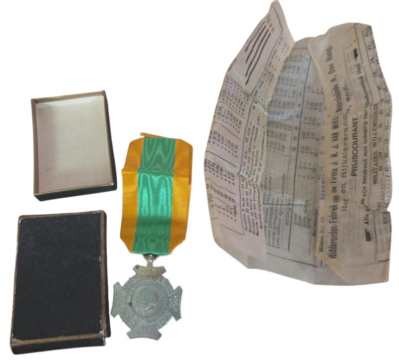 Original 1869 Dutch 'Voor Krijgsverrichtingen' medal