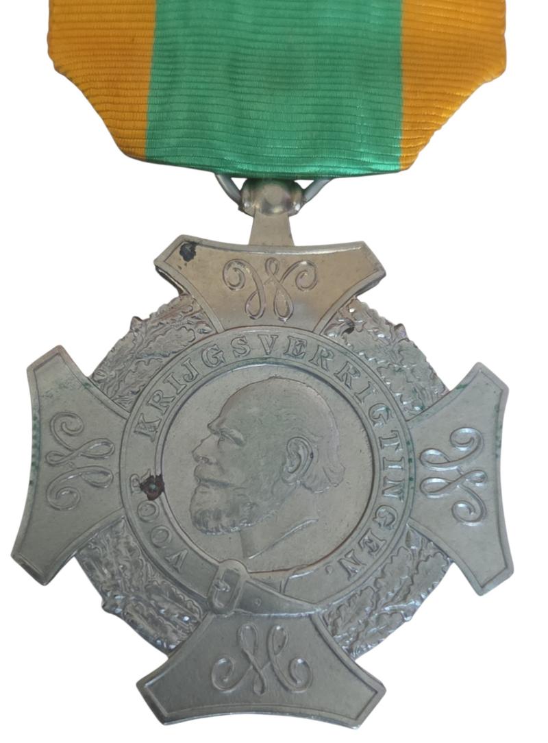 Original 1869 Dutch 'Voor Krijgsverrichtingen' medal