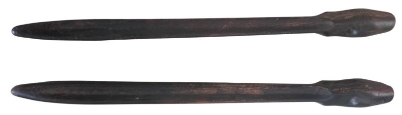 a set off german ww2 wooden tent pegs
