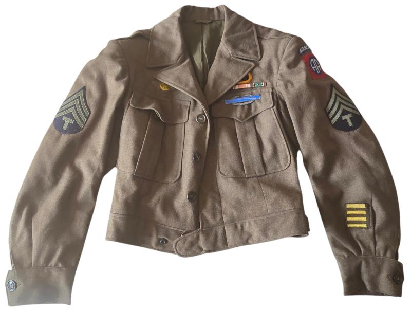 a us ww2 82 airborne ike jacket