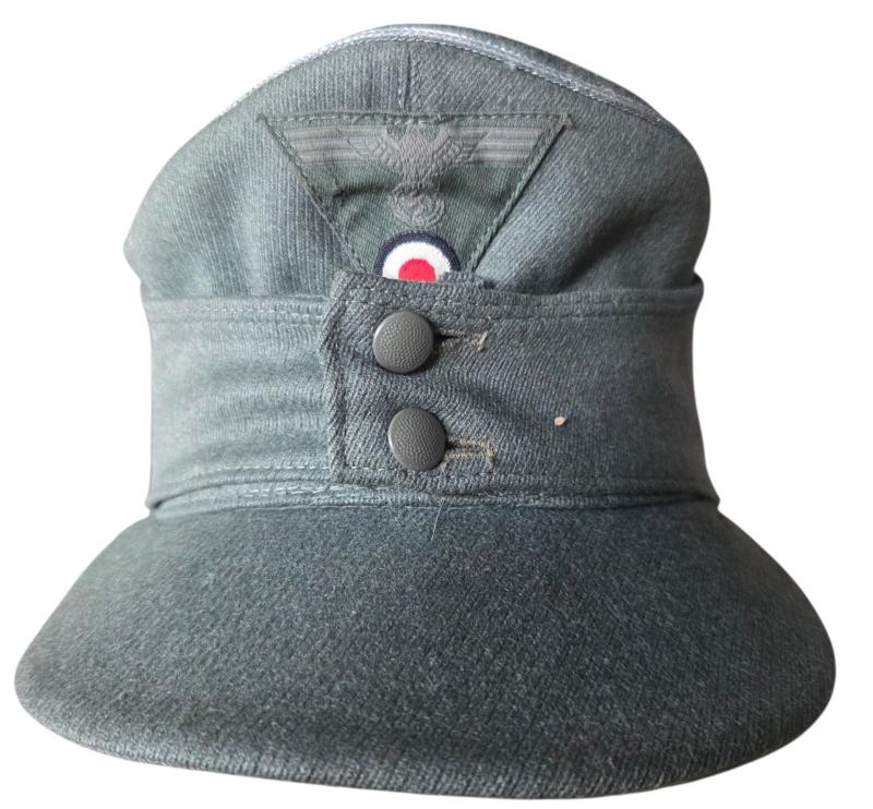 a wehrmacht ww2 Heer M43 Feldmutze Officer’s Field Cap