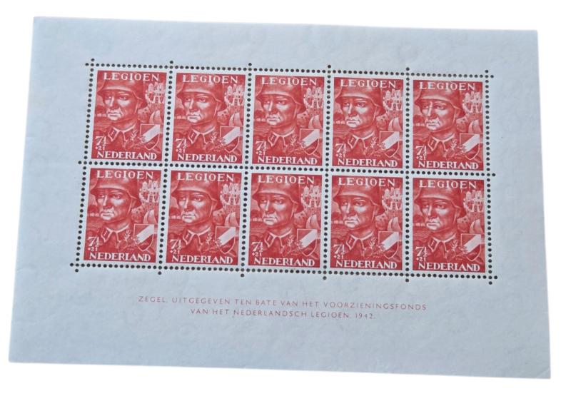 Set of Dutch Volunteer Legion stamps in mint condition
