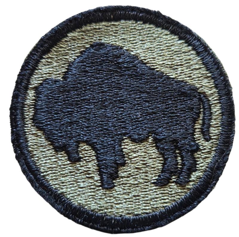 a ww2 92nd infantry division patch